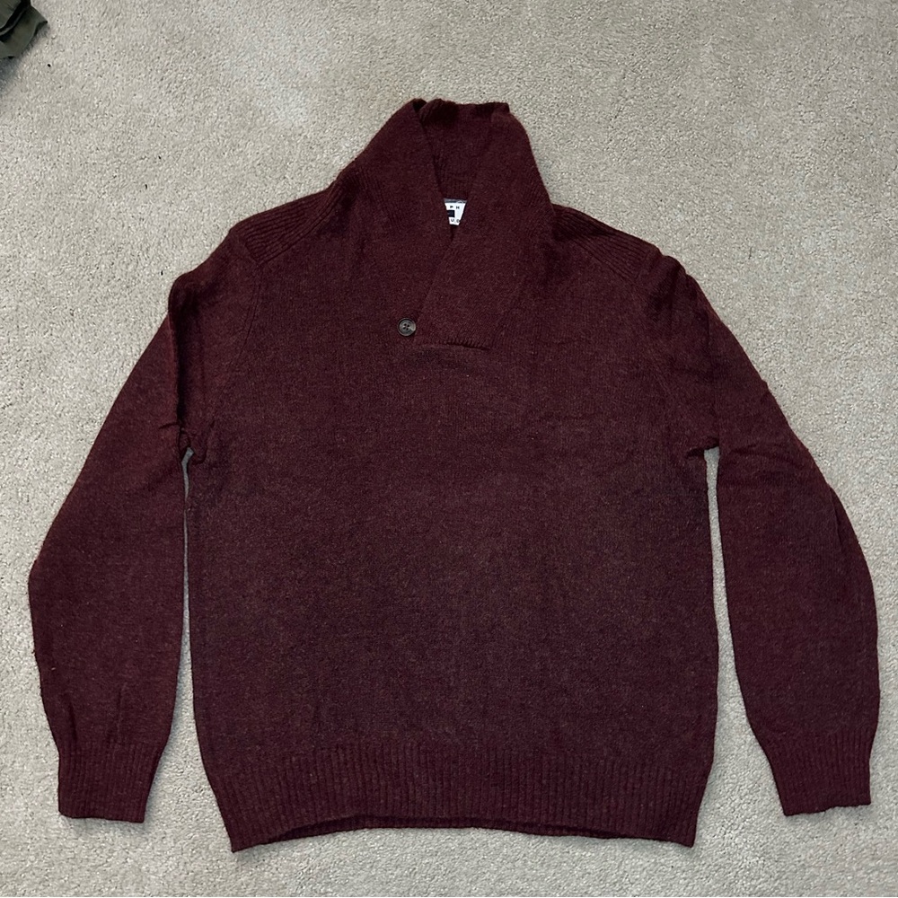 Joseph Abboud shawl collar sweater XL